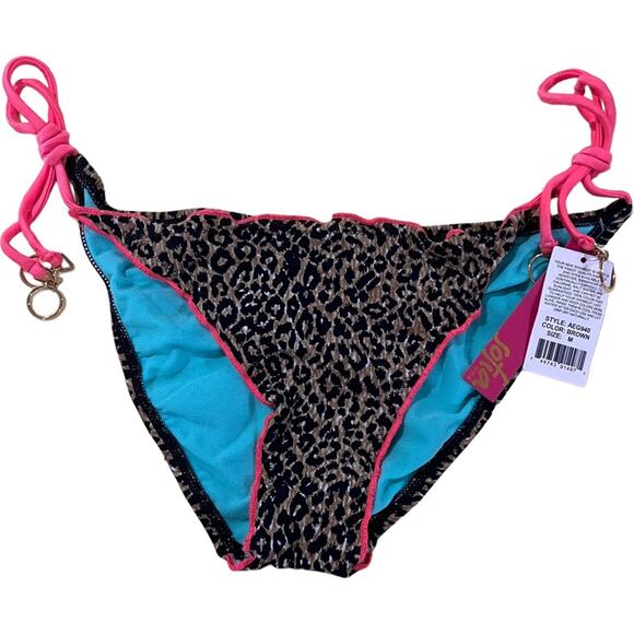 SOFIA by VIX bikini Womens Size S & M Leopard Cheetah Animal Print Pink 2pc NWT - Picture 3 of 8
